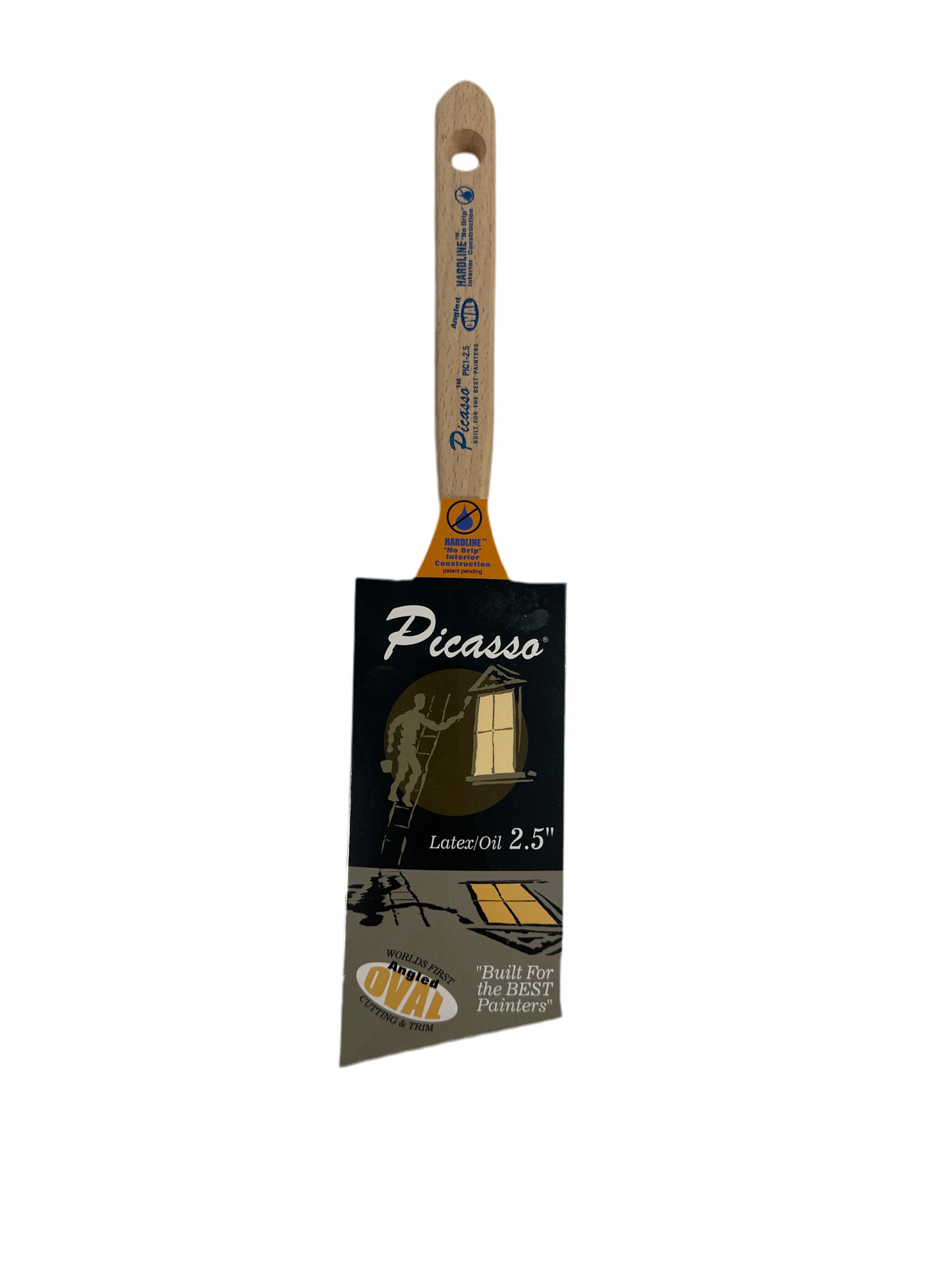 Picasso 2.5" Angled Oval Brush