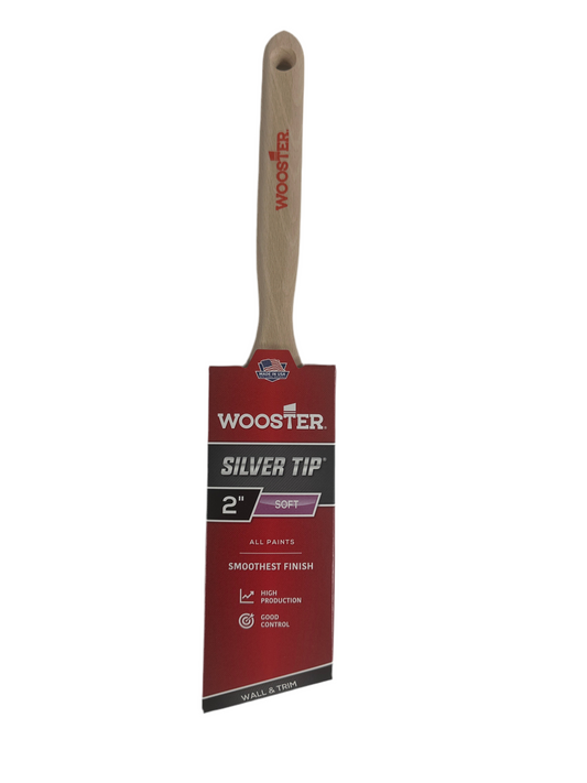 Wooster Silver Tip 2 in. W Angle Paint Brush