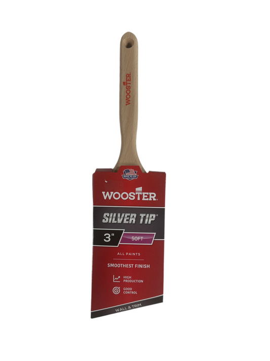 Wooster Silver Tip Angle Sash Br 3"