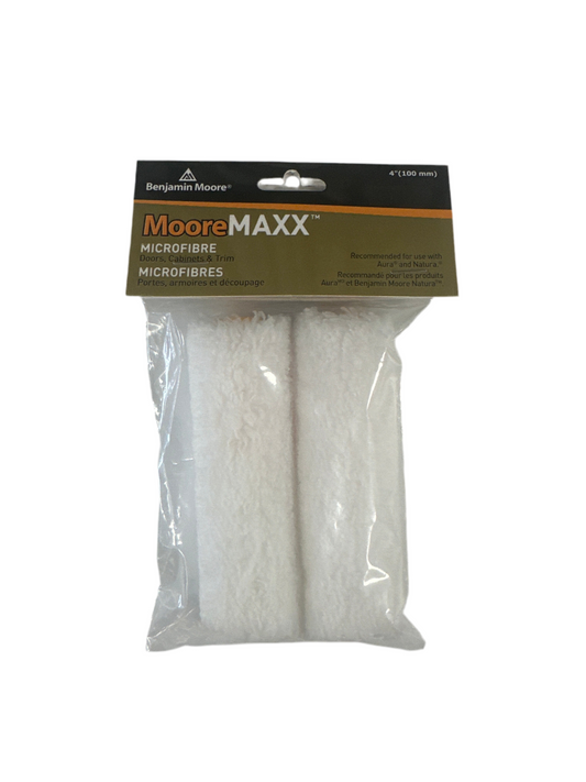 MooreMAXX Microfibre 4" Rollers 2 Pack