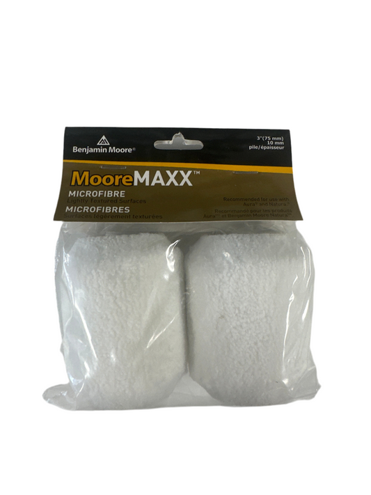 MooreMAXX Microfibre 3" Rollers 2 Pack