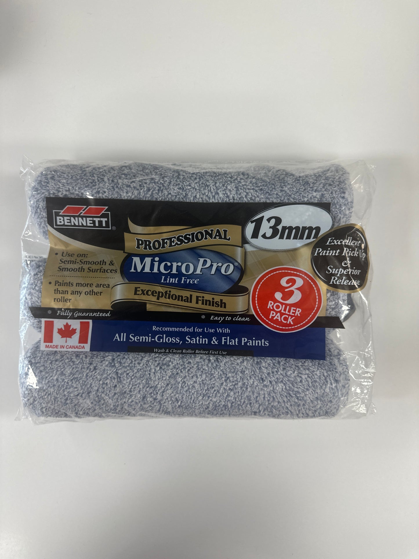 Bennett Micro Pro 13mm Roller 3 Pack