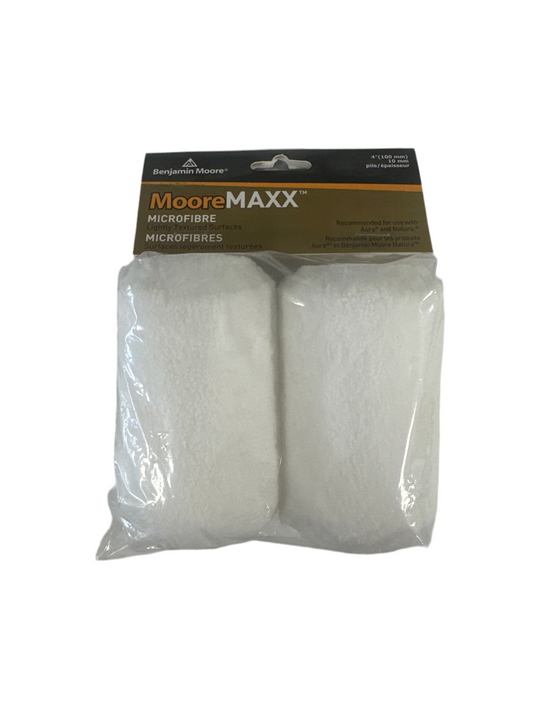 MooreMAXX Microfibre 4" Rollers 2 Pack